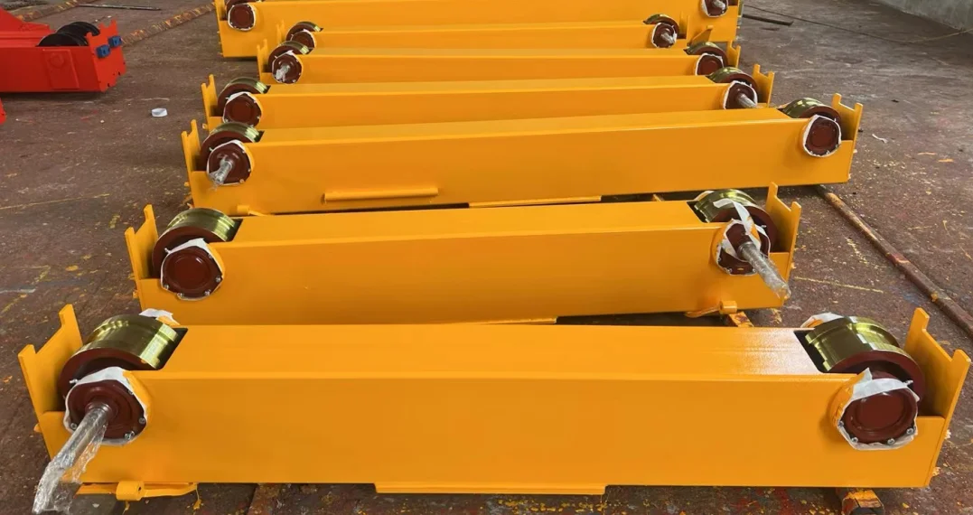 Electric Travelling Crane End Beam with Reducer Motor Crane End Carriage