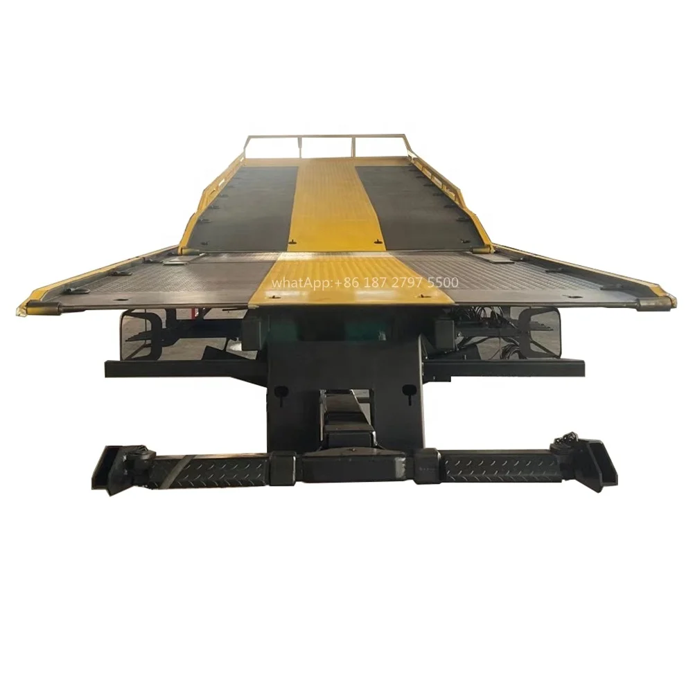 High quality 3 tons 4 tons 5 tons tow truck flatbed,double layer flatbed wrecker body tilt tray bed deck flatbed slide rollback