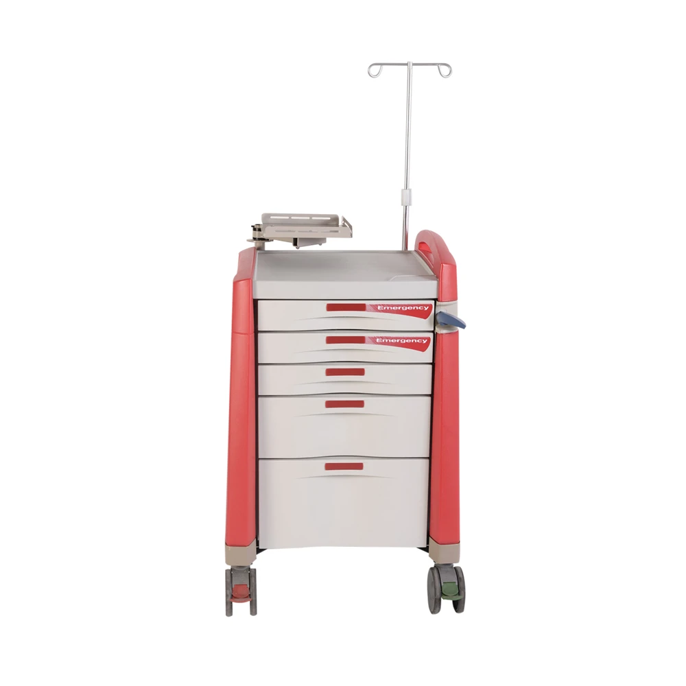 Best Factory Cart Price Medical Cart Medicine Emergency Trolley for Hospital Clinic