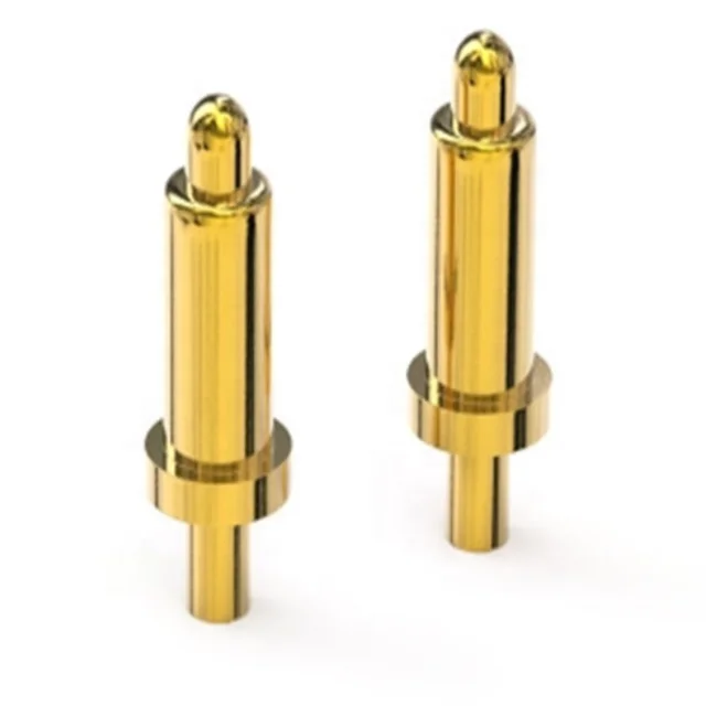 Custom round head spring probe upright Pogo Pin mobile phone antenna thimble spring pin high current charging pin