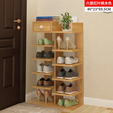 Multilayer shoe rack simple doorway put economical shoe cabinet household indoor receiving cabinet
