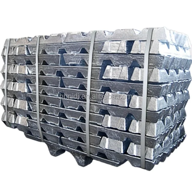 Die casting manufacturer Zamak 2 3 5  Ingot Zinc Alloy Ingot