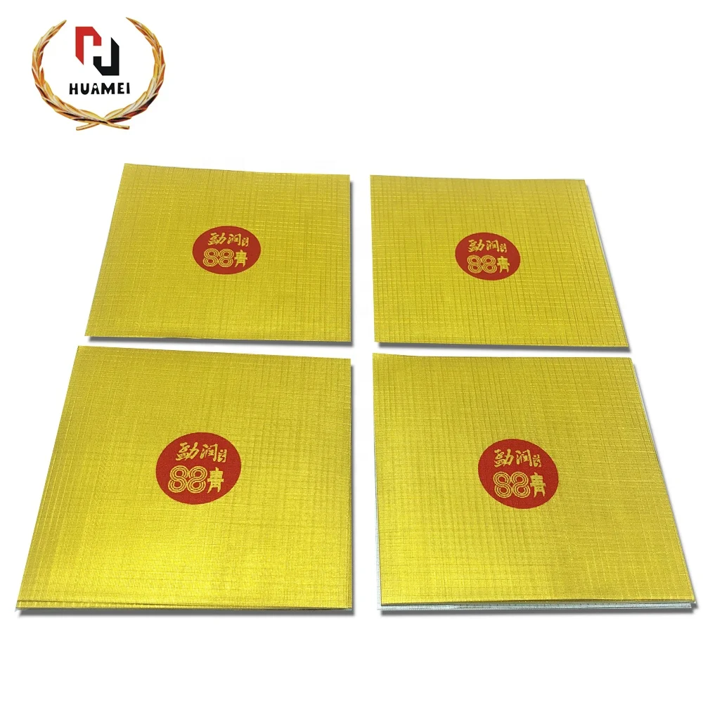 
Golden Embossing aluminum foil Packing paper thickness 0.012MM for Tea wrapping paper/Chocolates paper/Christmas 