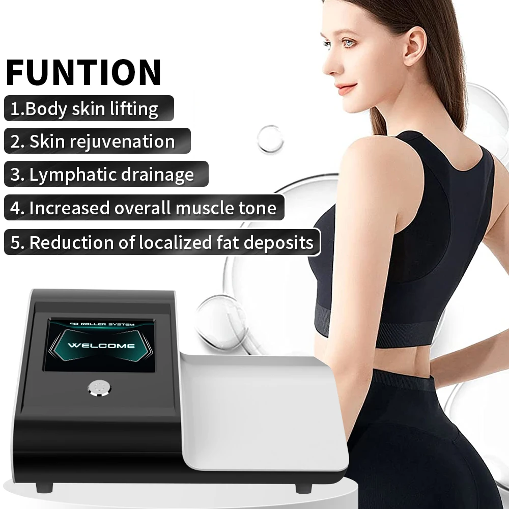 Lymphatic drainage tool 8d face and body shaper inner ball lymphatic roller machine for massage