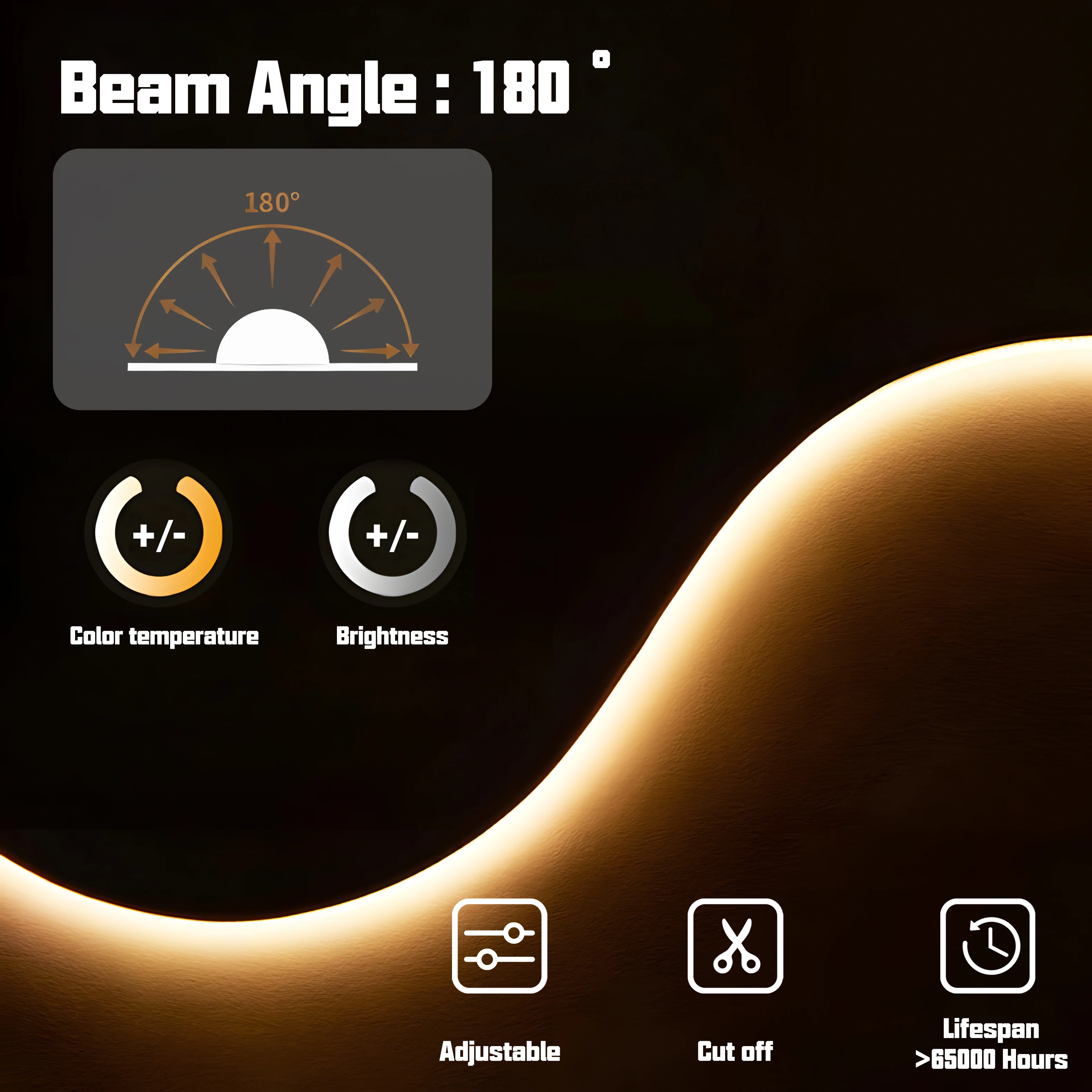 608Leds 12V 24V Cob 10Mm Dual Color Flexible Led Strip Light Ra90 Linear Light Without Light Dot Led Strip Rgb Cct Dimmable