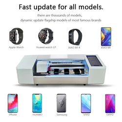 Custom Fully Automatic Gift Mobile Phone Screen Protector Tpu Hydrogel Cutting Film Machine Smartphone Skin Die Cutting Machine