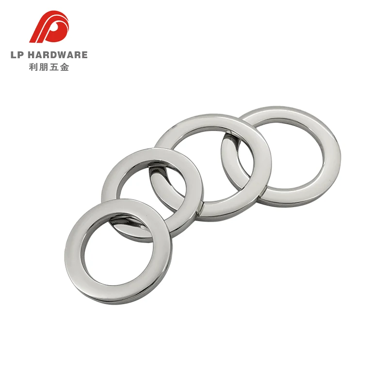 Factory Wholesale Heavy Duty Strong Welded Round Rings 20mm 25mm Metal O Ring Buckle Loop