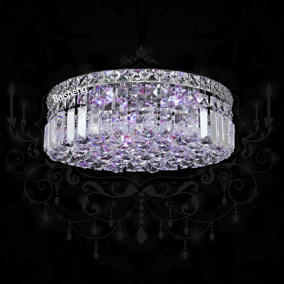 
square rectangle round crystal chandelier modern ceiling light for home house bedroom living room live casa restaurant luxury 