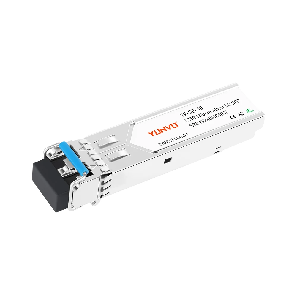 Yunvo GLC-EX-SMD Compatible 1000Base-EX SFP 1310nm 40KM Fiber Optic Transceiver