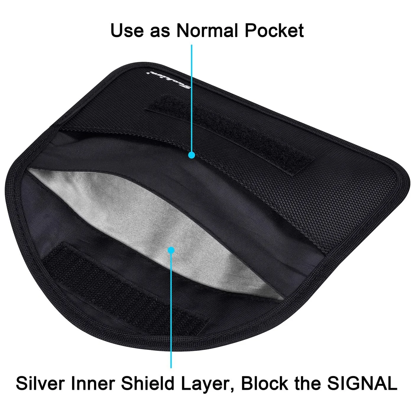 Cell Phone RF Signal Block Jammer Pouch Shielding