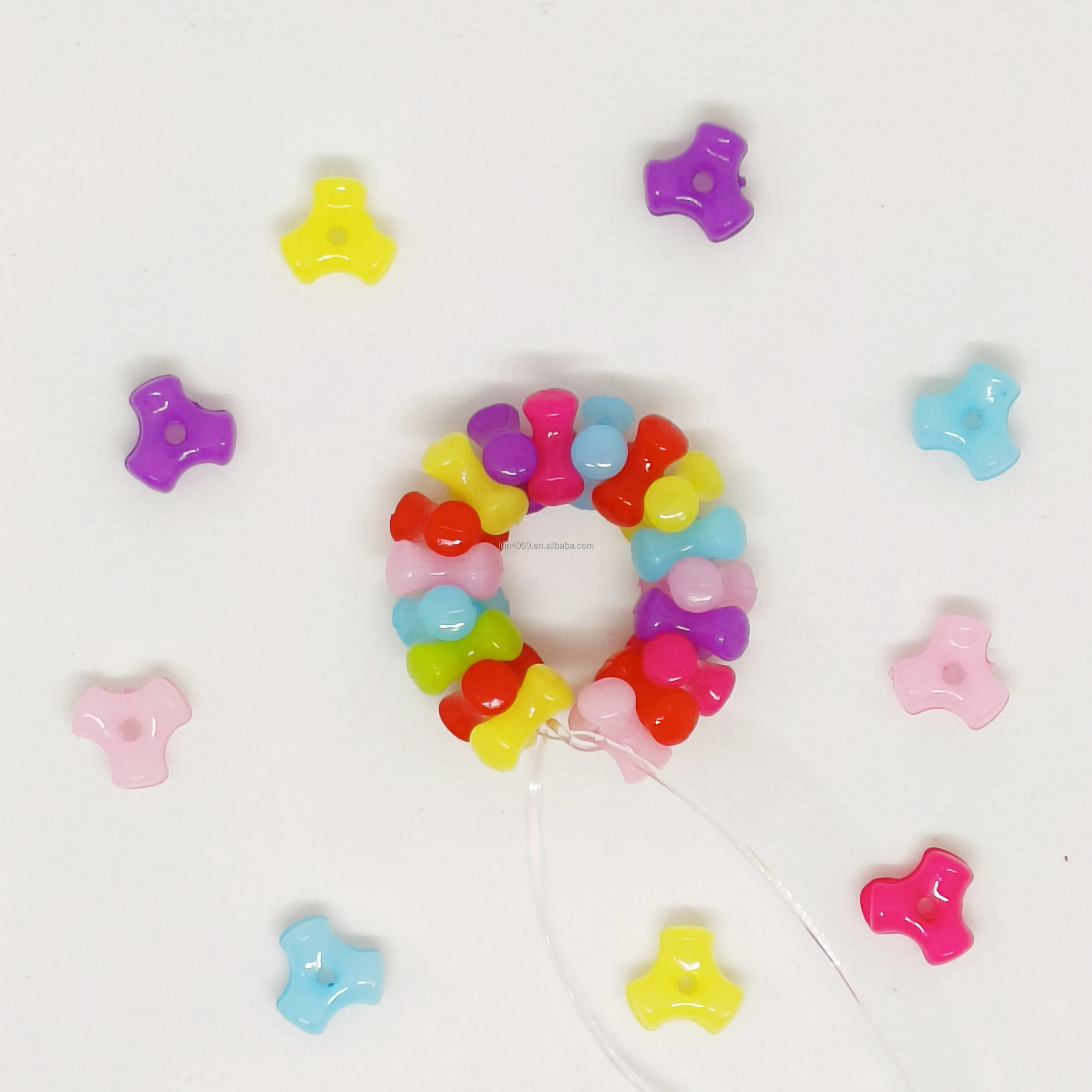 Hot Sale 2000pcs Acrylic Beads Charm DIY Bracelet Making Holiday Birthday Gifts Handmade Acrylic Plastic Lucite Beads