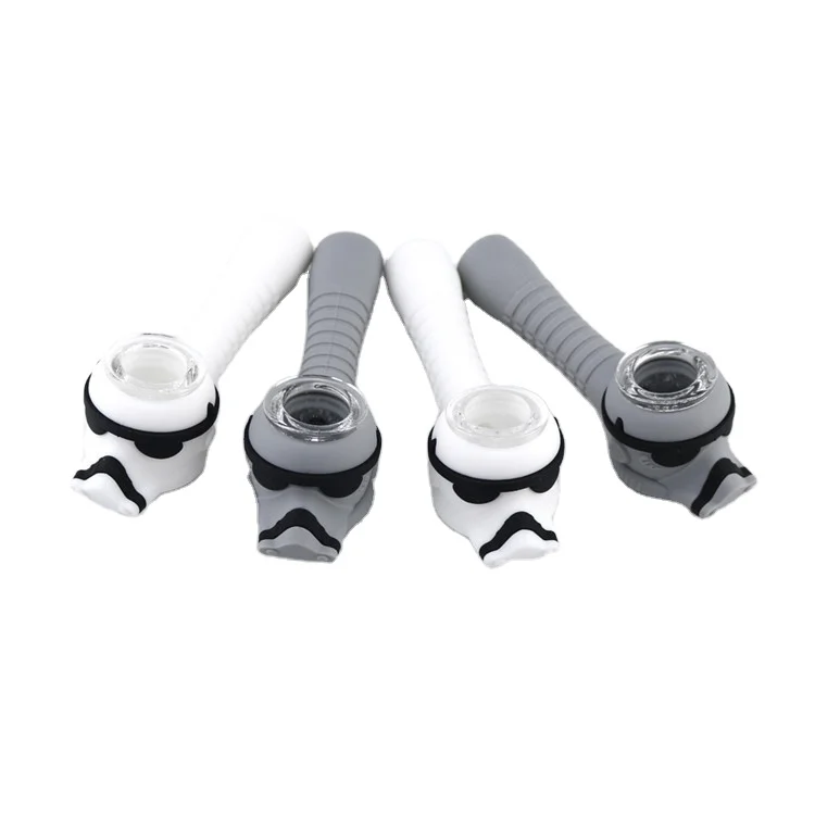 Silicone Smoke Free Bowl Accessories Starwars Silicon Smoking Pipes