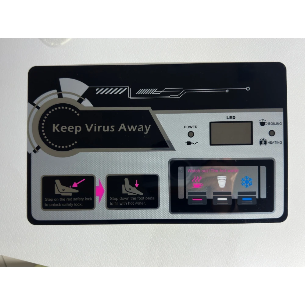 Custom Silk Screen Printed Sticker Front Control Panel Polycarbonate PC Lexan Label Sticker For Panel Control Keypad