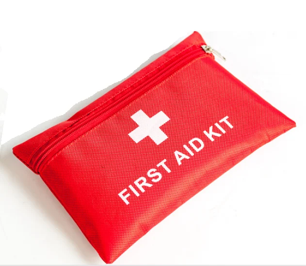 Medical Customized  Red Color  First Aid Kit For Traveling  Outdoor Home