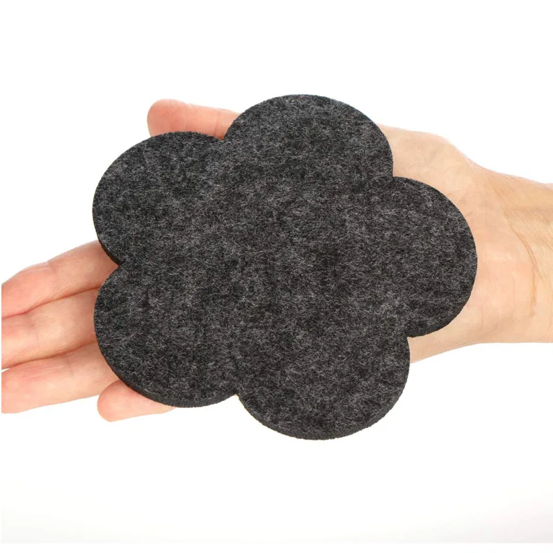 Eco-friendly Custom Printing Felt Cup Coaster For Home Club Bar Use Car Sublimation Coaster Set Table Desk