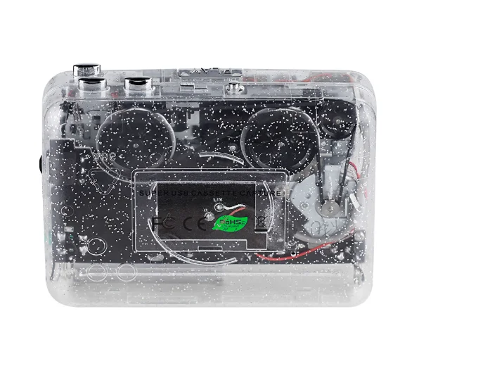 cassette to MP3 cassette to MP3 type-c interface Walkman Classic fully transparent case