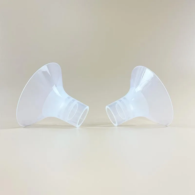 2022 New Design silicone flange Breast Pump Accessory Soft Bellmouth Replacement Breast Pump Parts Food Grades BPA Free