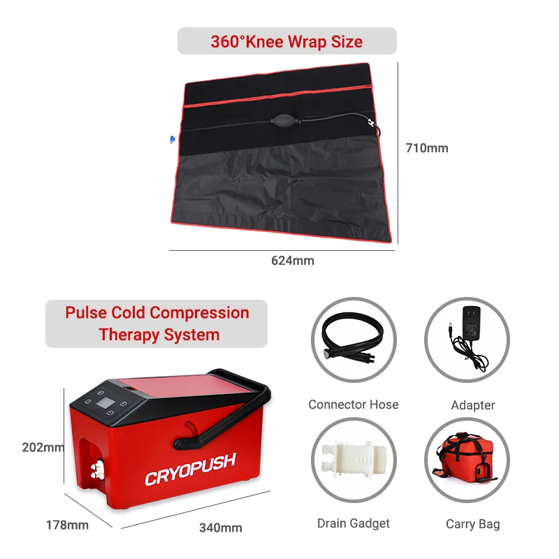 R.I.C.E Pulse Cold Compression Rehabilitation Therapy Supplies Therapy Machine Physical Therapy Equipment