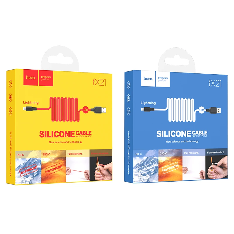 Силиконовый USB-кабель для передачи данных