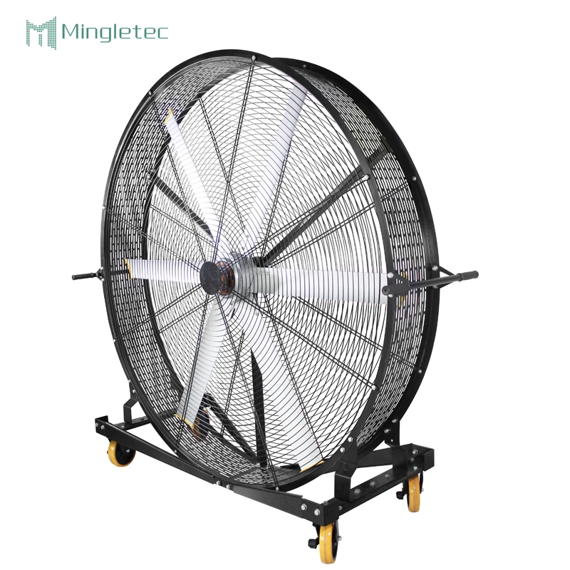 Industrial Commercial moveable High Power Rolling Ventilation exhaust gym Floor Drum Fan