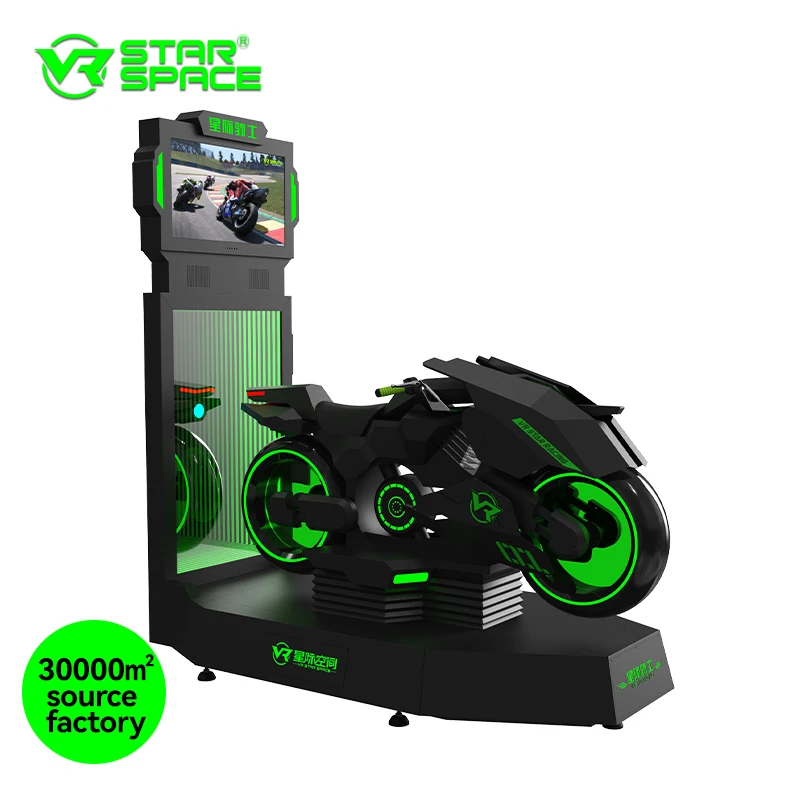 VR Star Space VR Machine Manufacturer Driving Game Virtual Reality Motorcycle 9D Motorcycle Simulator Vr Game Machine