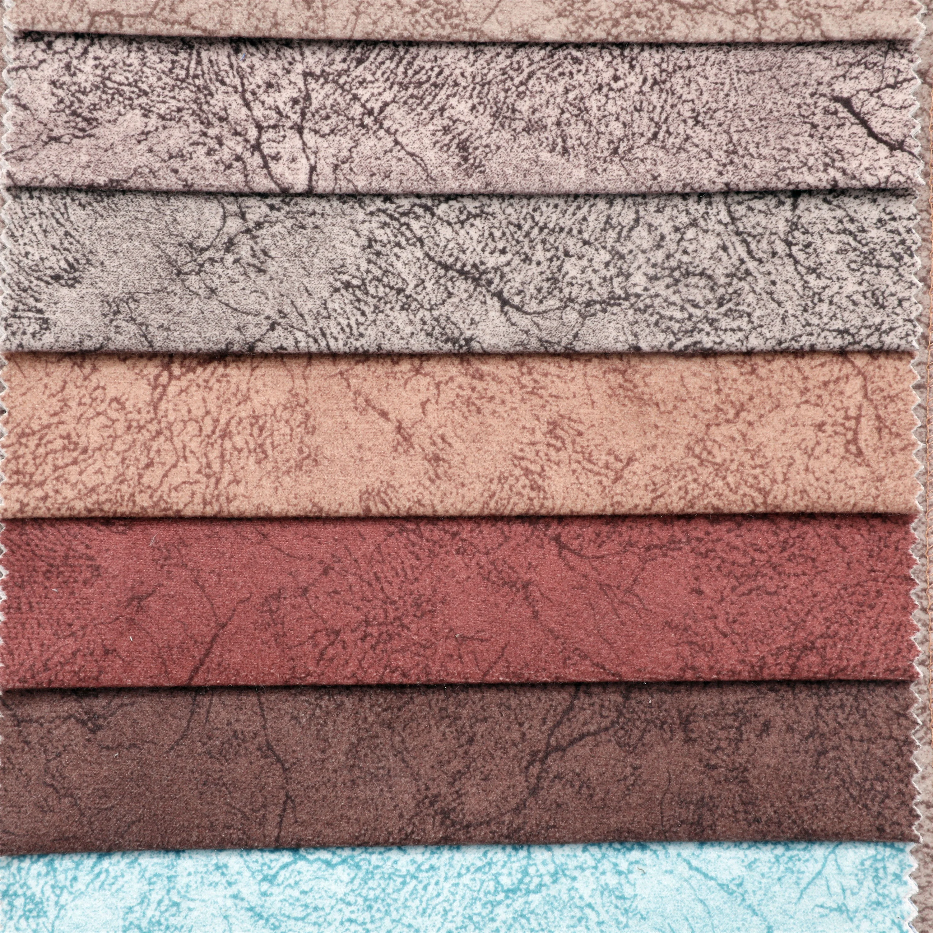 Best price imitate super soft velvet printing 100%Polyester for sofa and cushion cover