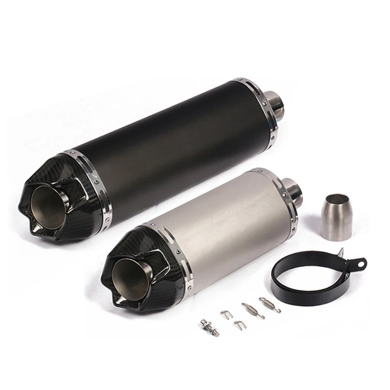 51MM Universal ARROWE Motorcycle Exhaust Modified Carbon Fiber Muffler For DUKE 690 Z900 CB600 R6 MT07 R15 TMAX560 Escape