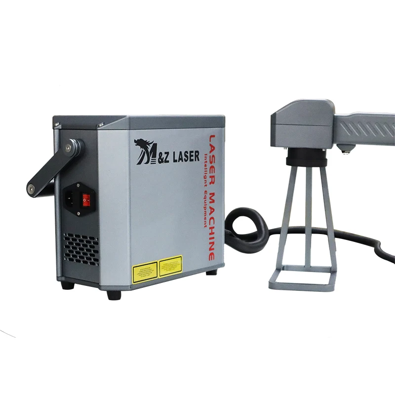 20W plug-in Portable Laser Engraving Machine Handheld Fiber Laser Marking Machines for Metal Tire wood glass Container QR code