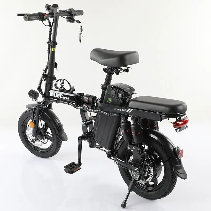 Wholesale Cheap Price Disc Brake 14 inch tire foldable electric bike lithium battery stable electric folding bike