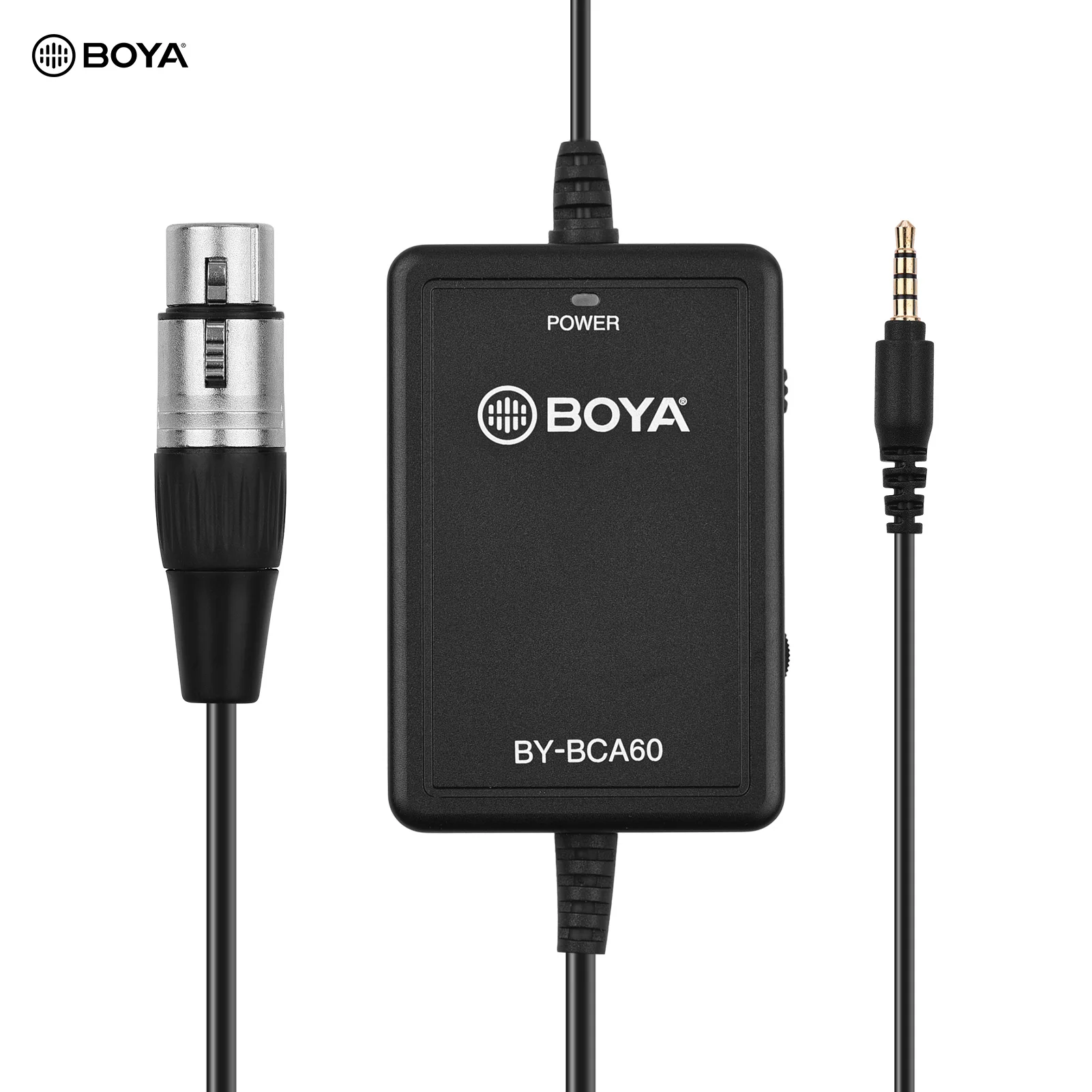 BOYA BY-BCA60 6M Ultra Long Microphone Cable XLR to 3.5mm TRRS 3.5mm Headphone Jack for Smartphone Tablet Laptop Camera