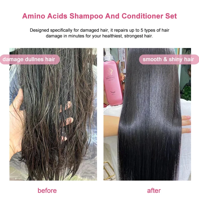 Custom Private Label 100% Natural Cleansing Anti Loss Dandruff Organic Hair Care Amino Acid Hair Shampoo