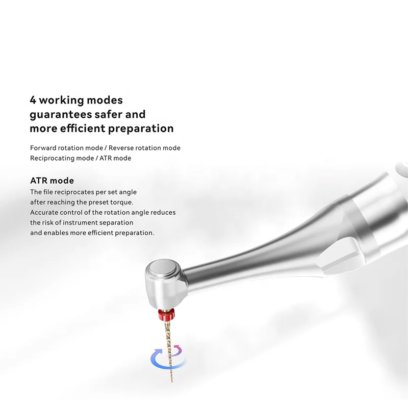 Woodpecker Endo Pace Cordless Brushless Reciprocating Endo Motor Handpiece 6:1 Mini Contra Angle