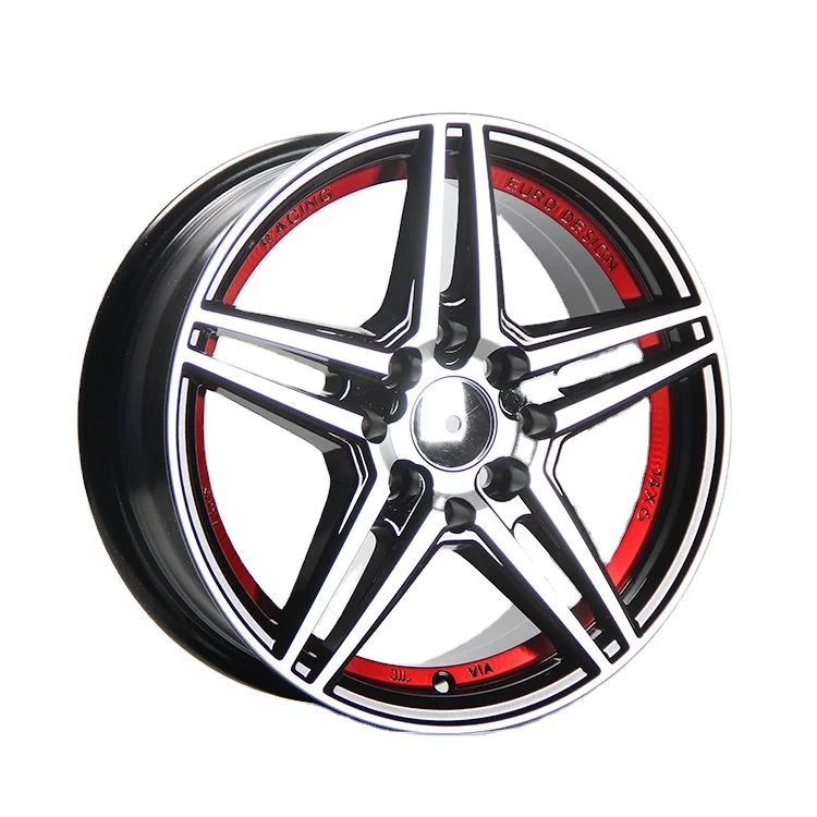 15/16/17/18 дюймов 5 спиц, черное лицевое колесо машины