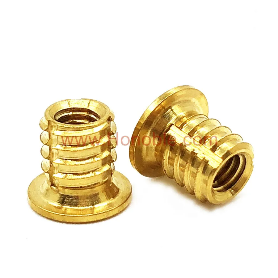 
Self-tapping threaded inserts for plastic 