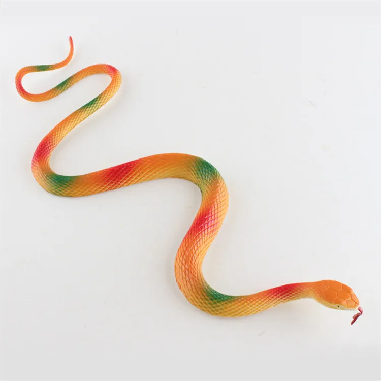 Factory Price Waterproof Emulational Multicolor Mini PVC Plastic Toy Snake For Kids Funny Snake Prank Toys