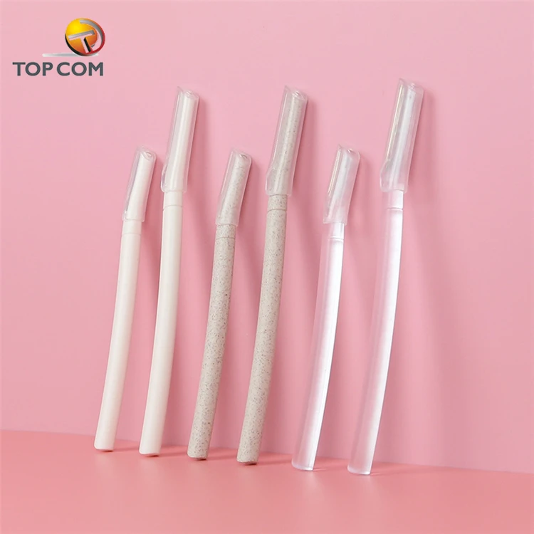 2023 2Pcs Set Stainless steel eyebrow trimmer razor for Women