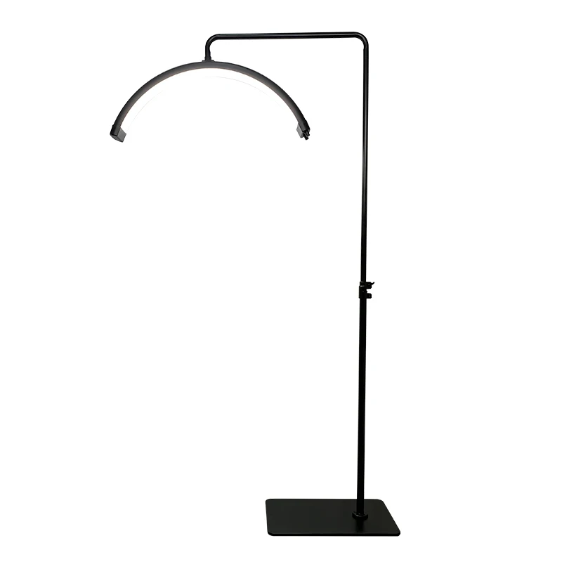 CE Certification LED Floor Lamp for Eyelash Extensions with Adjustable Gooseneck Dimmer Beauty Light for Lashes Facial Spa Salon