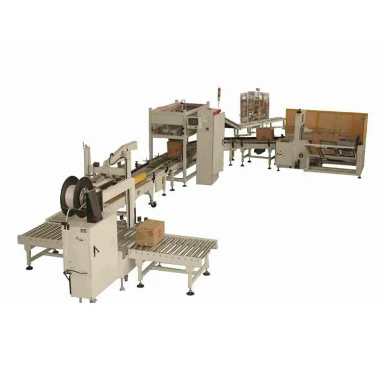 China corrugated cardboard production line corrugated carton box making machine Automatic Case packer