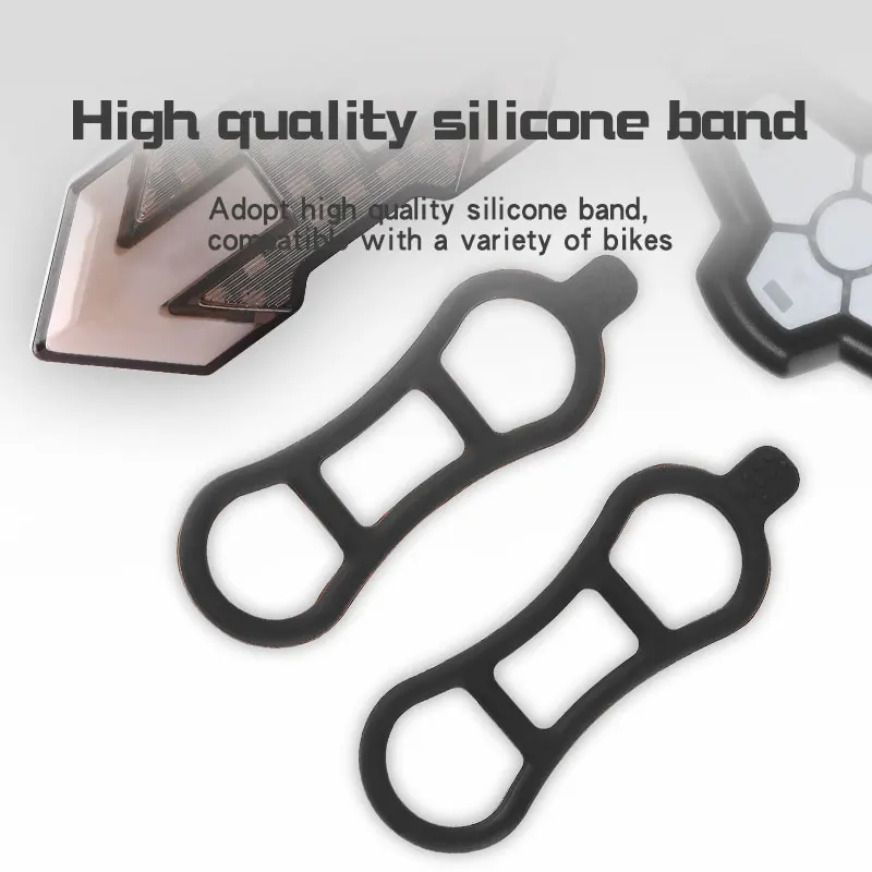 USB Rechargeable Wireless Remote Steering Rear Light Cycle Tail Light eBike Motorcycle Bicycle Alarms LED Bike Lights