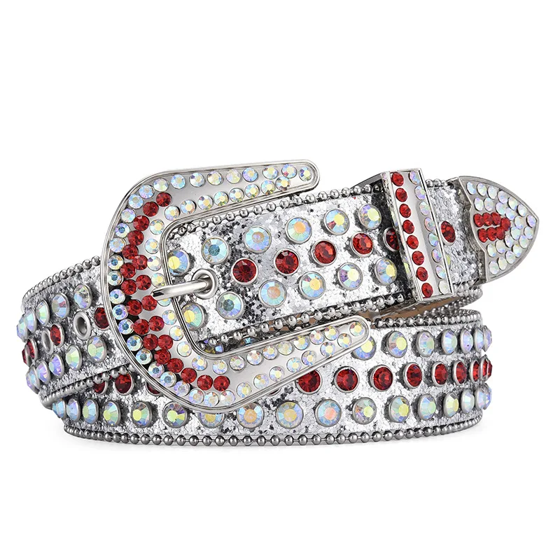 Sparkle bb simon belts rhinestone men crystal studded rhinestone belt for women bling bling customized buckle diamond cowboy men