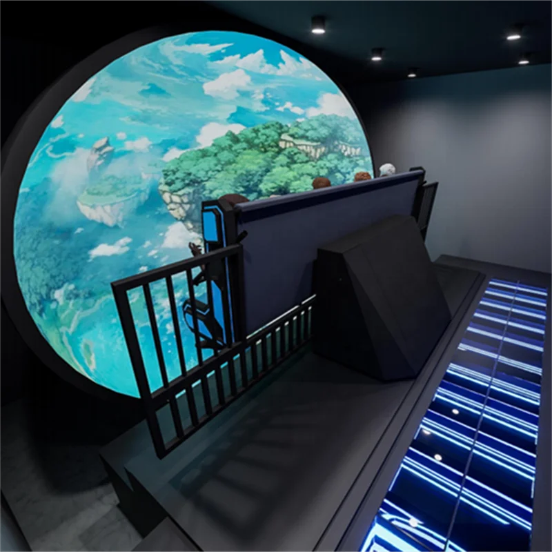 2025 Naked-Eye 3D 7D Flying Cinema 9D Dome Theater Immersive Entertainment Experience Curved Screen Outdoor Theme Parks Shopping