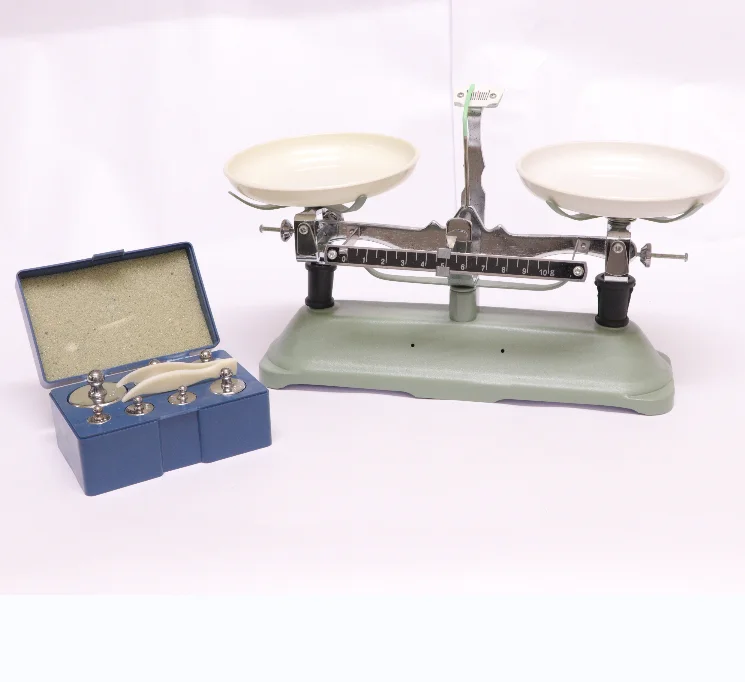 Weighing instrument mechanical two pan double beam balance