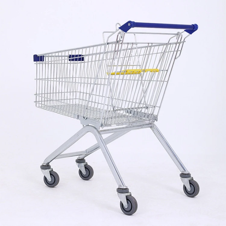 Professional Made Strong Metal Small Shopping Cart Basket Shopping Trolley