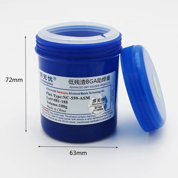 High Quality NC-559-ASM 100g Lead-Free Solder Flux Paste For SMT BGA Reballing Soldering Welding Repair Paste