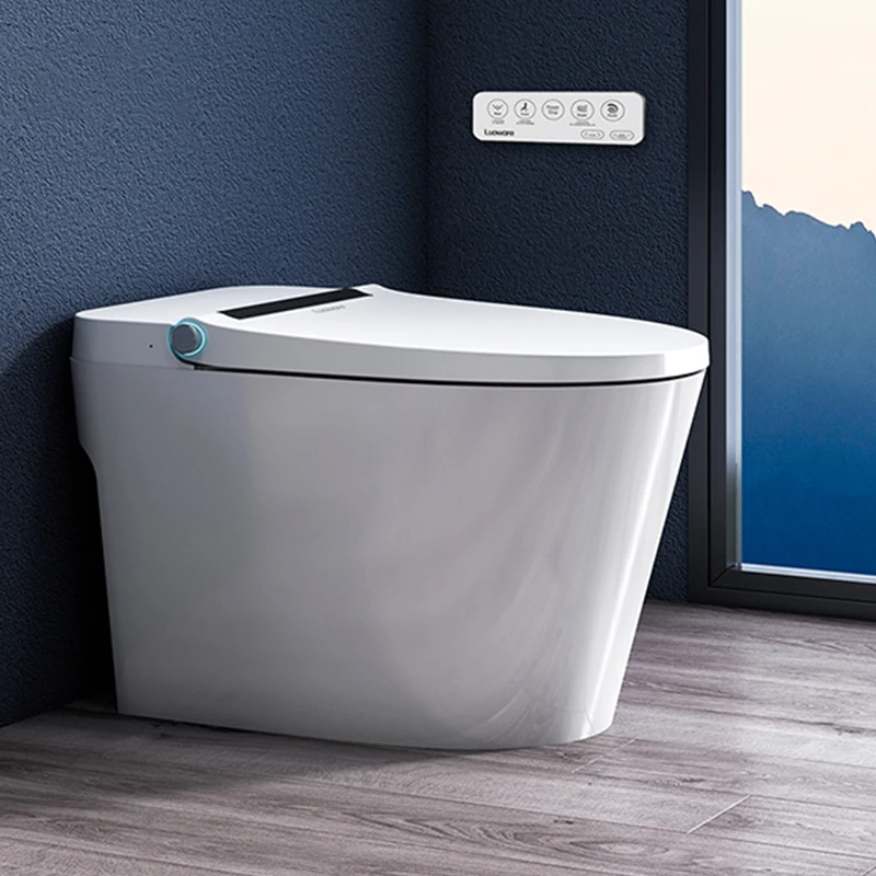 leton Modern auto open Sensor Flush electronic toilet concealed tank Floor intelligent Wc bidet smart toilet With Remote Control