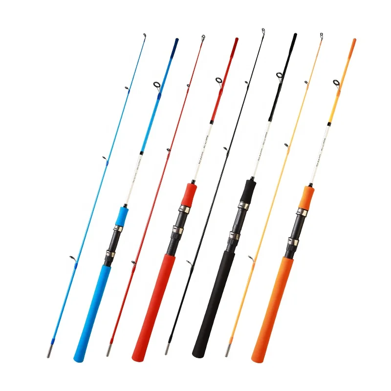 Palmer 1.5m 1.8m 4 colors ultra light ice fishing rod blanks strong heavy ice rods plastic ice fishing rod and reel combo