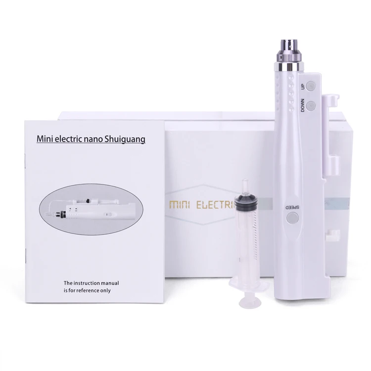 Portable Electric Mini 2 in 1 Nano Meso Injector U225 Mesogun Dermapen Micro Needle Mesotherapy Pen
