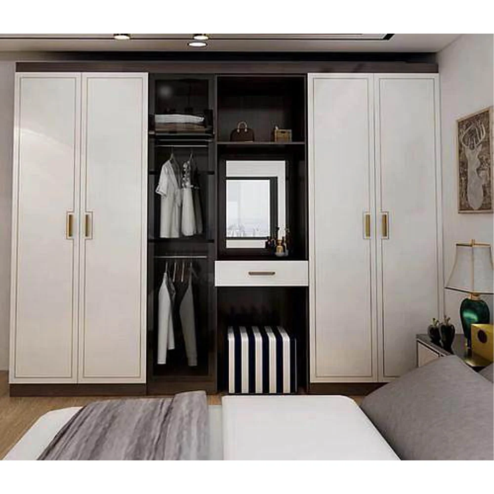 Wardrobe Cabinet Customized Bedroom Fashionable Clothes Cabinets Walk in Closet