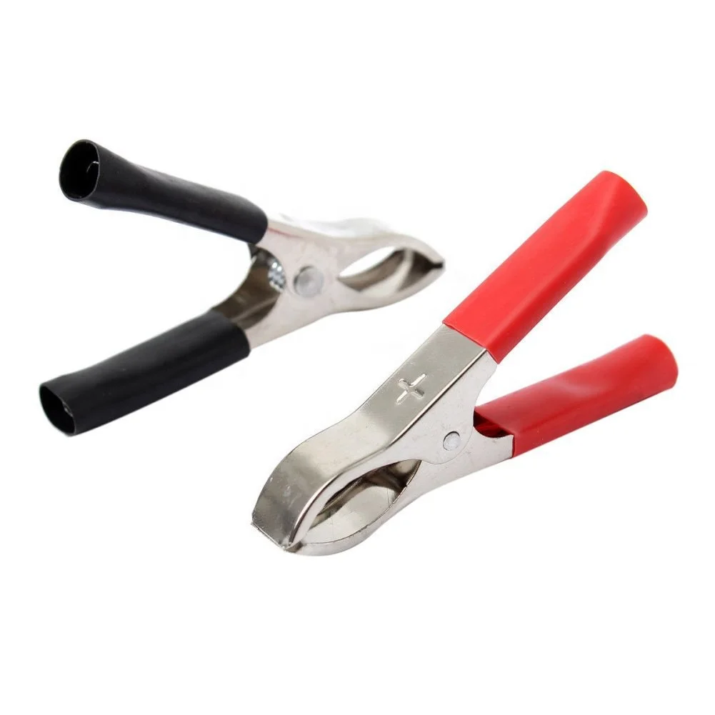 Mini metal 12V 30A car battery alligator clip