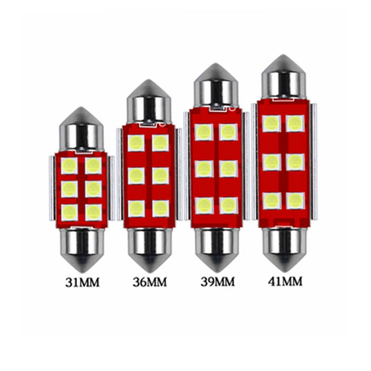 Festoon 31mm 36mm 39mm 41mm LED light Bulb C5W Super Bright 3030 SMD Canbus Error Free Auto Interior Doom Lamp Car light bulb